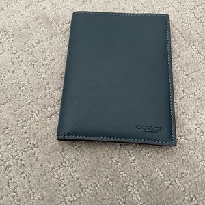 Coach Passport Holder - Denim 22875